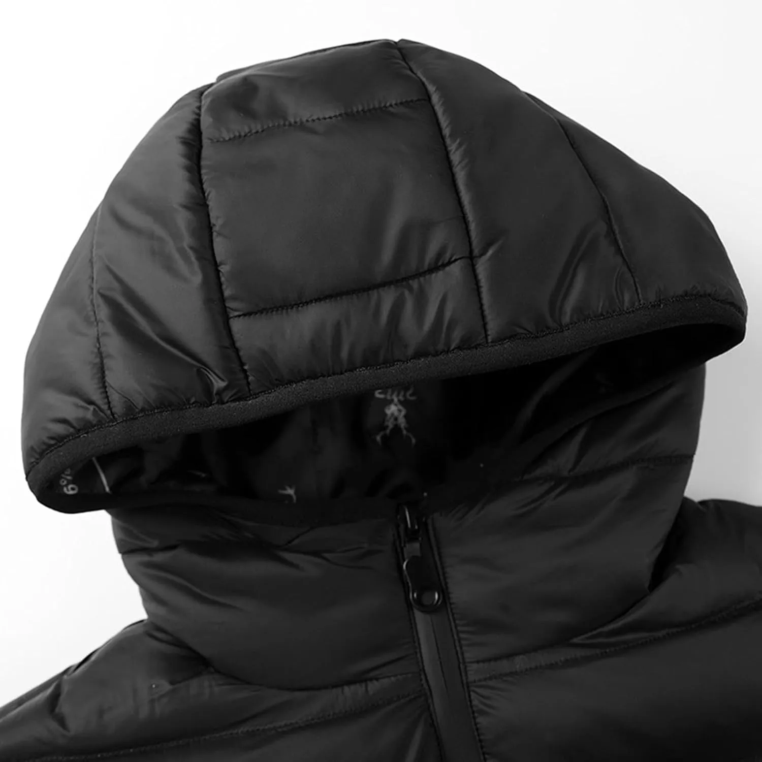 Heated Jackets for Boys Girls, USB Rechargeable Electric Hooded Heated Jacket Heating Warm Coat Waterproof Outwear