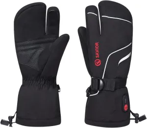Heating Gloves Heating Gloves Electric Heating Gloves for Riding Horse Riding Fishing Three-Finger Gloves Warm and Heating Ski Gloves with Touch Screen for Winter, Snow Camping, Hiking,