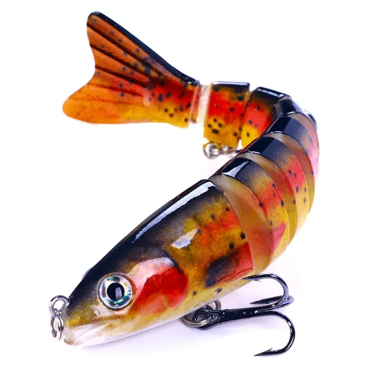 HENGJIA JM064 Multi-section Fish Minnow Bionic Fake Lures Sea Fishing Sinking Lures, Size: 12.8cm 18g(4)