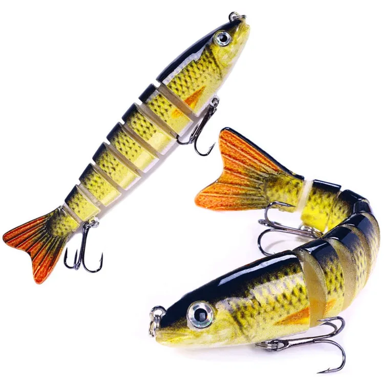 HENGJIA JM064 Multi-section Fish Minnow Bionic Fake Lures Sea Fishing Sinking Lures, Size: 12.8cm 18g(4)
