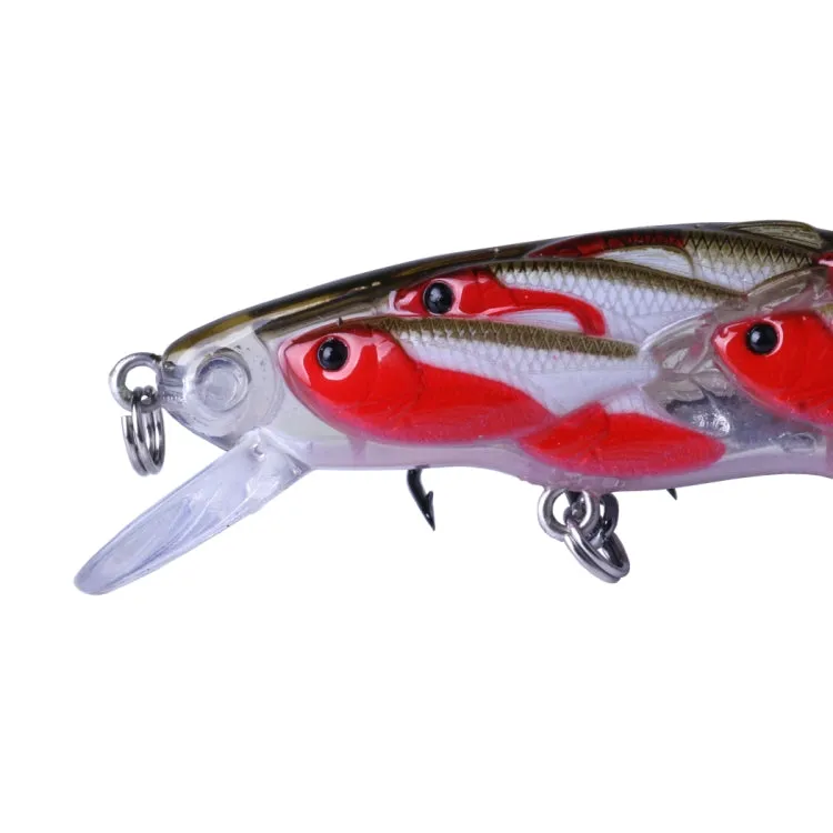 HENGJIA MI113 11.5cm 15.7g Sea Fishing Crank Lure Swing With Feather Hook(C)