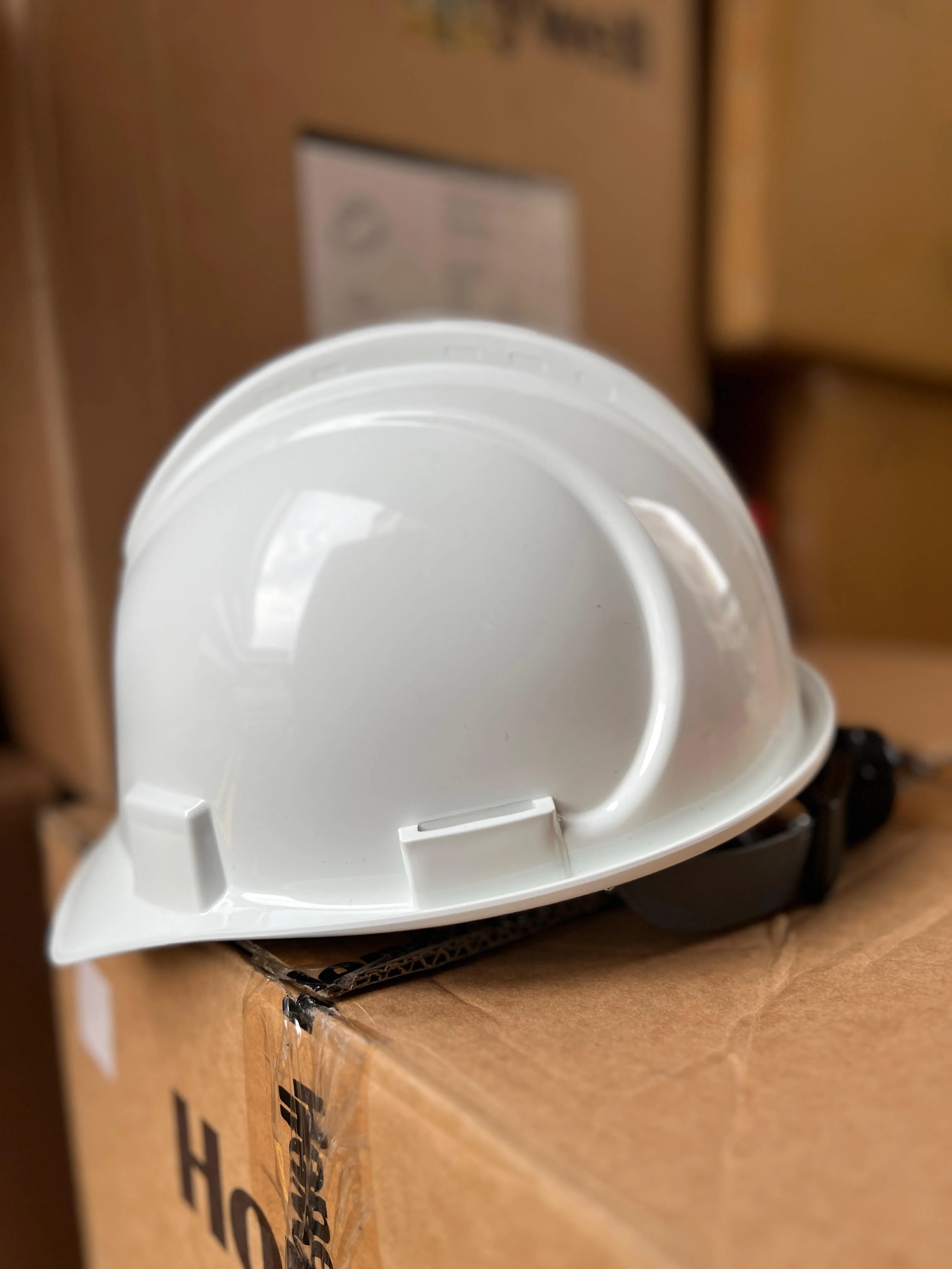 Honeywell North White Safety Helmet With Chin Strap (NSB10001) | Model : HELMET-H-WH