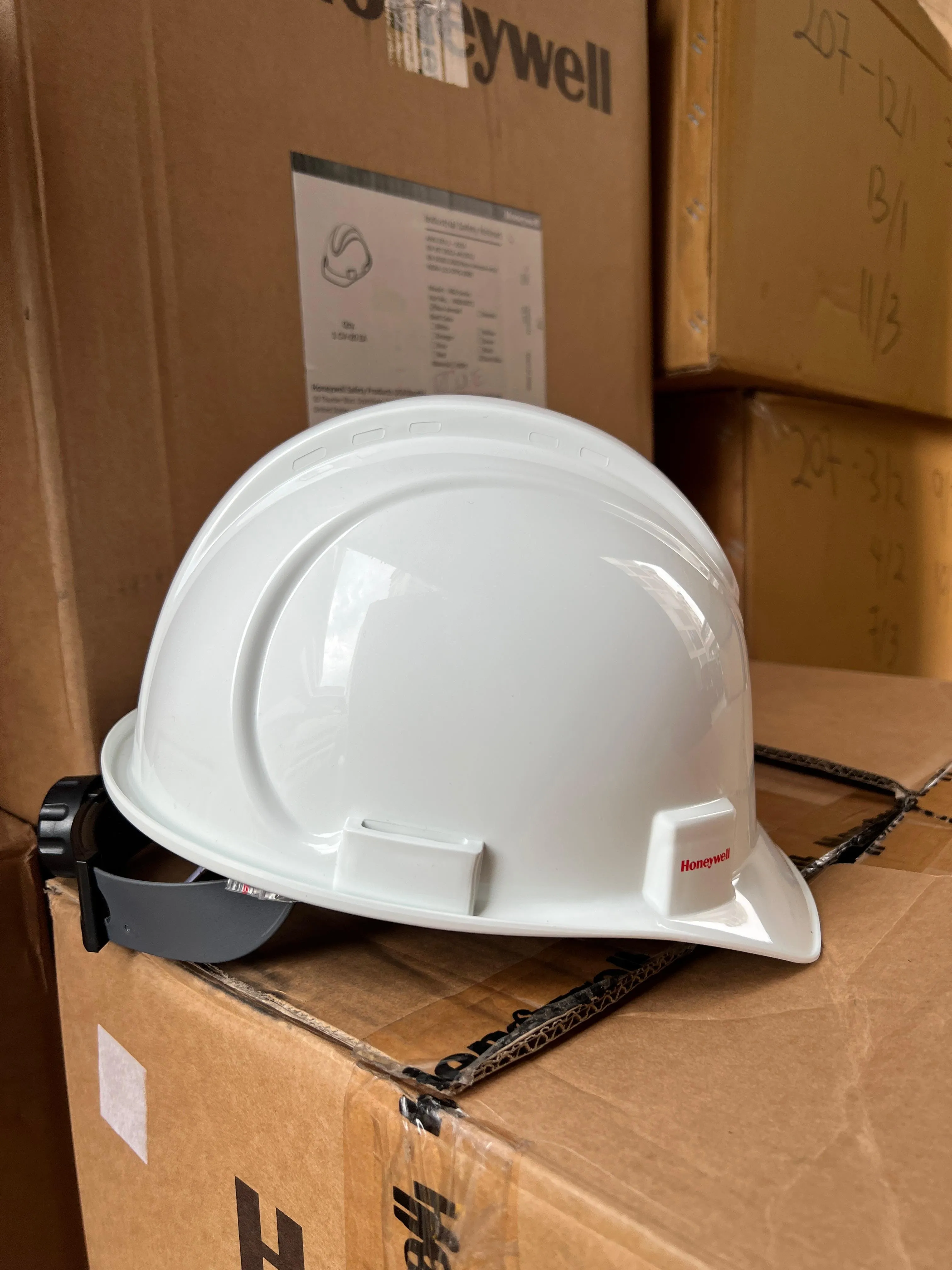 Honeywell North White Safety Helmet With Chin Strap (NSB10001) | Model : HELMET-H-WH