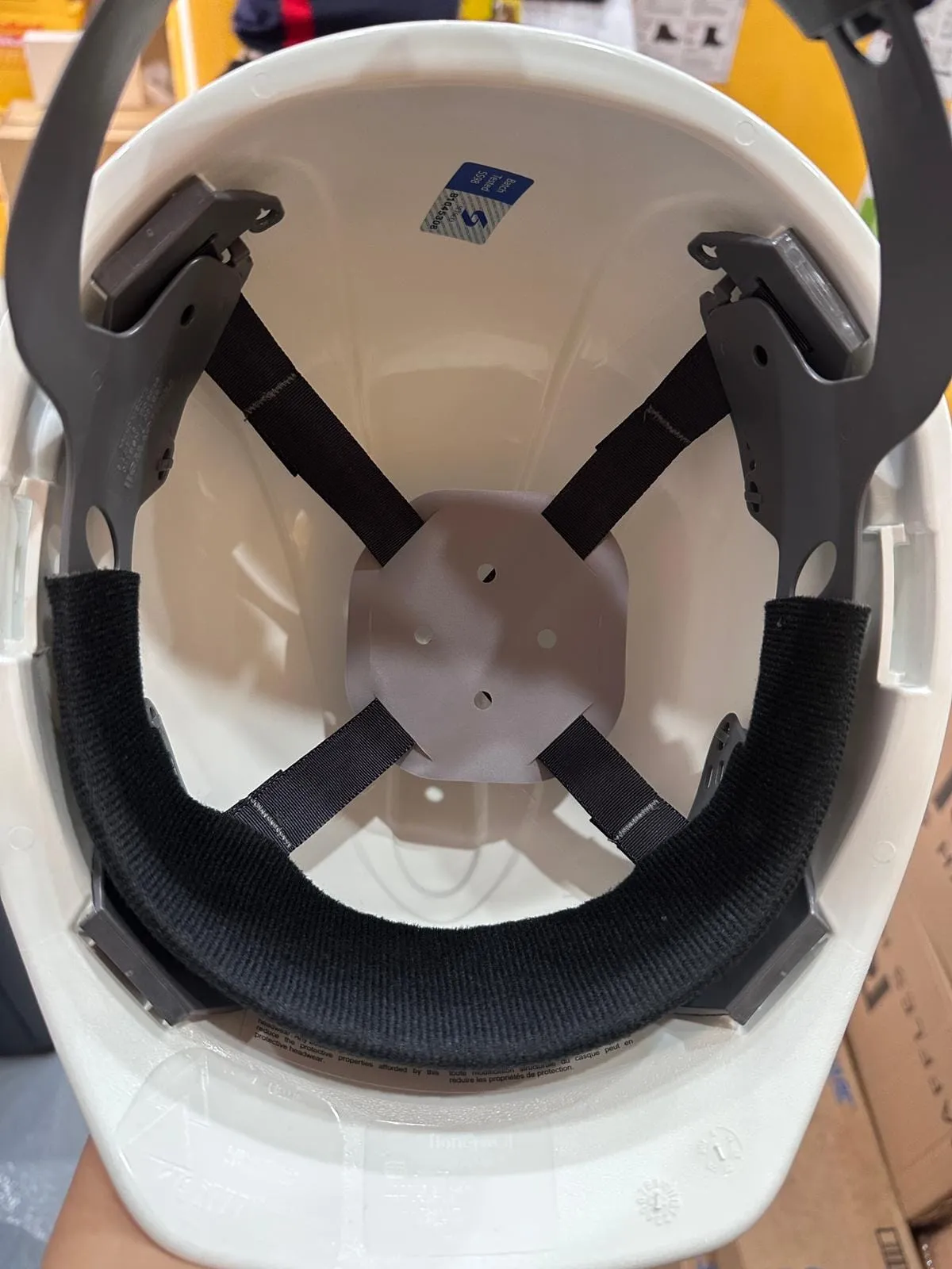 Honeywell North White Safety Helmet With Chin Strap (NSB10001) | Model : HELMET-H-WH