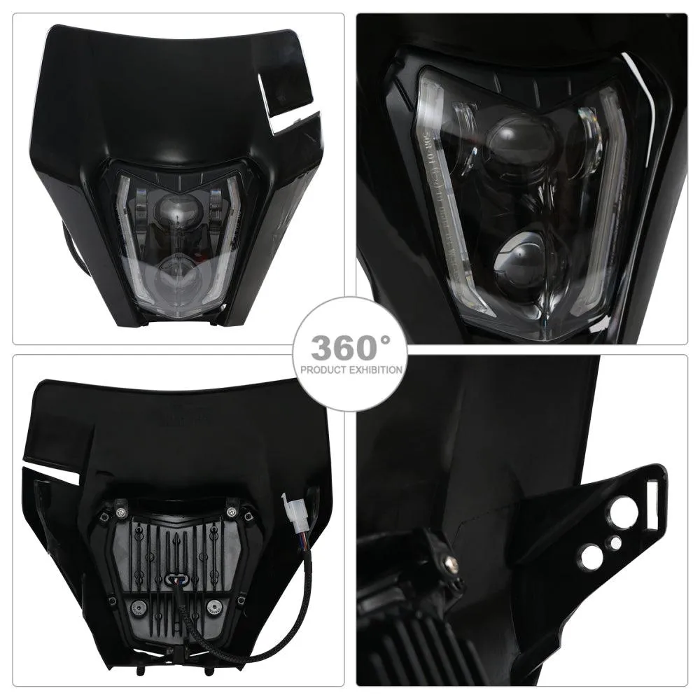 [HWCA] LED Headlight Kit For Dirt Bike