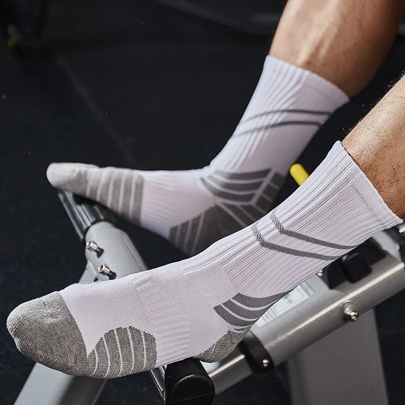 Hywell™ | Thick Padded Compression Fitness Crew Socks | 3 Pairs