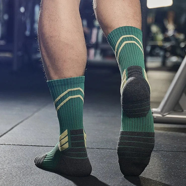 Hywell™ | Thick Padded Compression Fitness Crew Socks | 3 Pairs