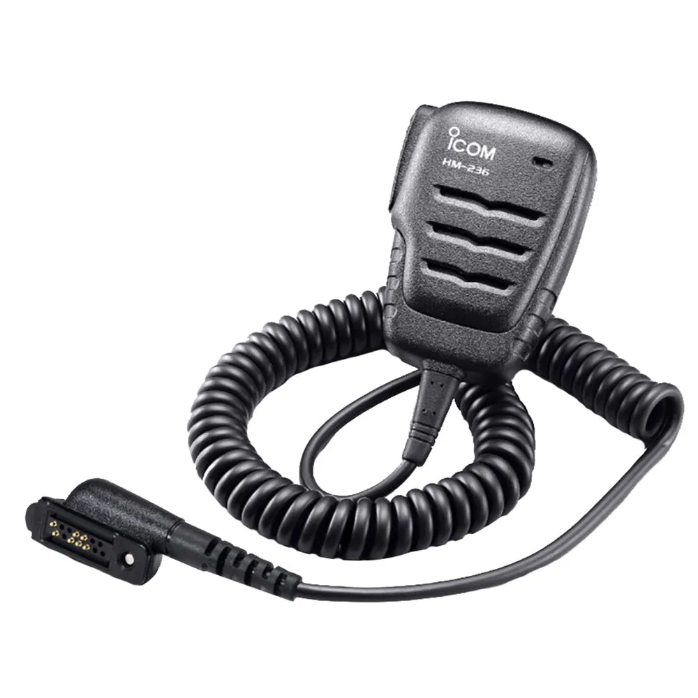 Icom M85 Compact Waterproof Speaker Mic HM236