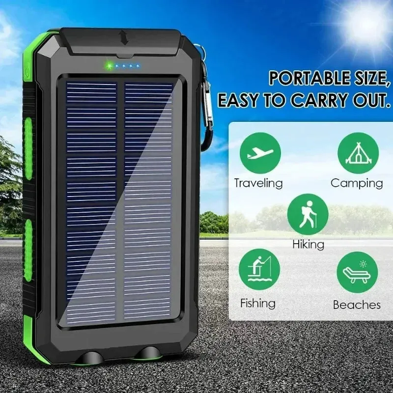 iCoolDown™ 200000mAh Waterproof Outdoor Solar Power Bank
