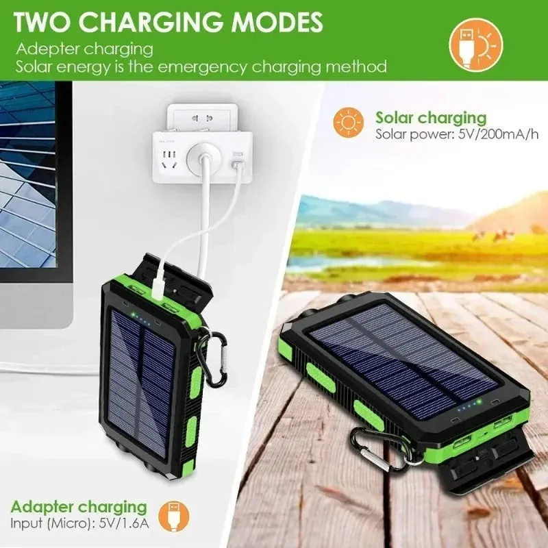 iCoolDown™ 200000mAh Waterproof Outdoor Solar Power Bank