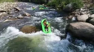 Inflatable 2 Person Whitewater Kayak (Red)