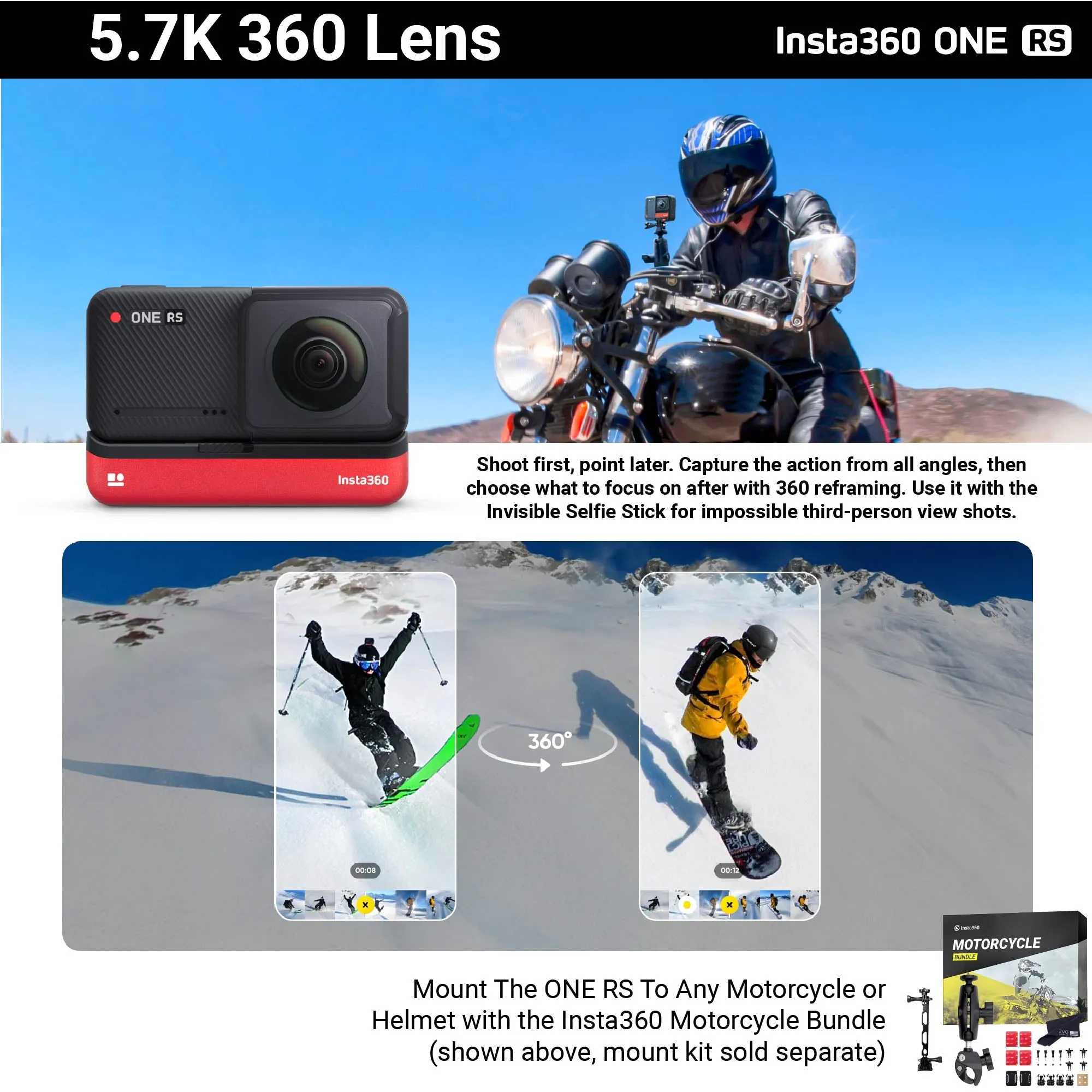 Insta360 ONE RS Twin Edition