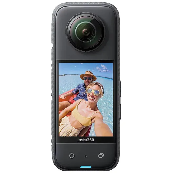Insta360 X3 64GB Vlog Kit - 360 Action Camera with 5.7K 360, 4K Single-Lens Camera, Waterproof (Refurbished)