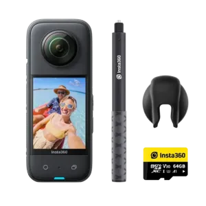 Insta360 X3 64GB Vlog Kit - 360 Action Camera with 5.7K 360, 4K Single-Lens Camera, Waterproof (Refurbished) Insta360 X3 64GB Vlog Kit - 360 Action Camera with 5.7K 360, 4K Single-Lens Camera, Waterproof (Refurbished)