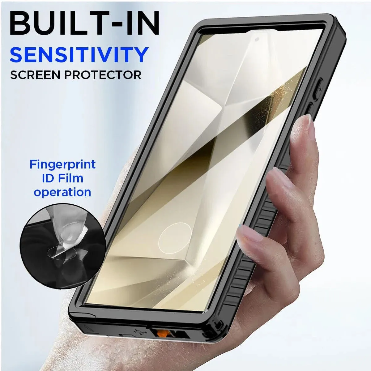 IP68 Shellbox Waterproof Case For Samsung Galaxy S24 S23 S22 Ultra Luxury Metal Swimming Cover