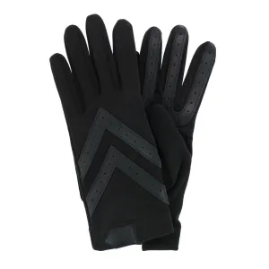 Isotoner Women's Touchscreen Spandex Winter Glove with Chevron Wrist