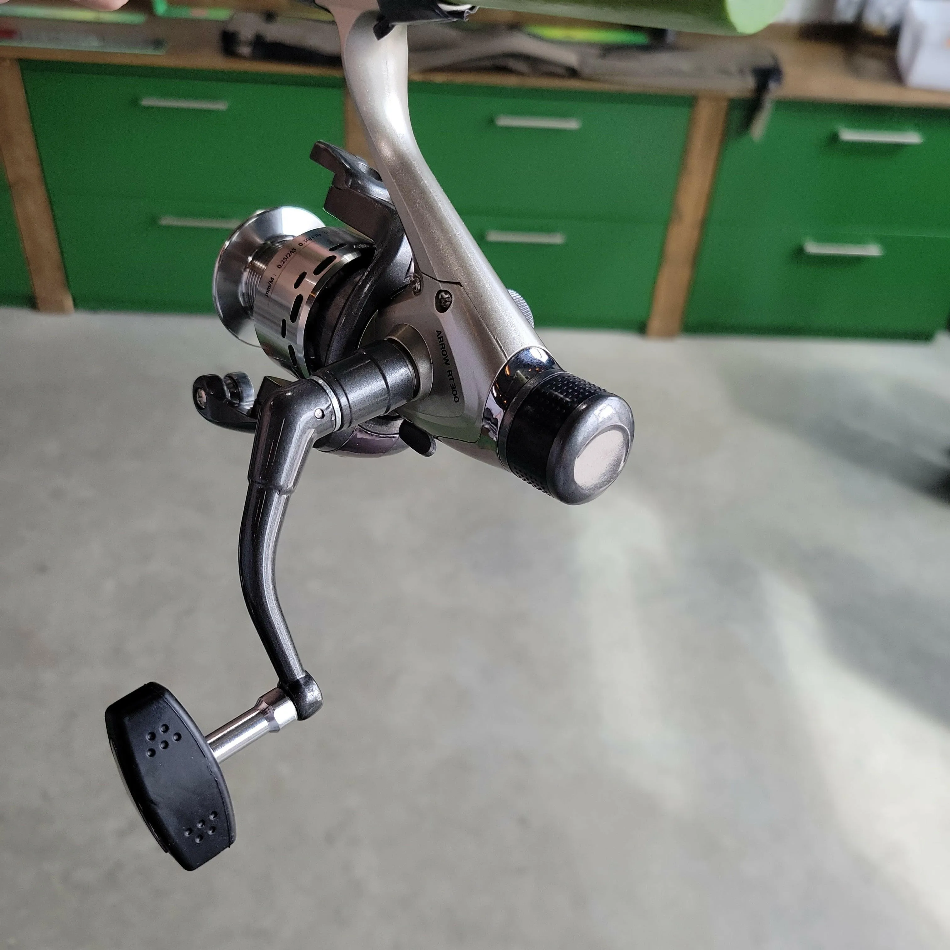 Jaxon Fishing Reel, 5 Bearing, Rear Drag, Extra Spool