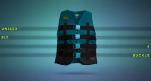 Jobe 4 buckle buoyancy aid vest teal