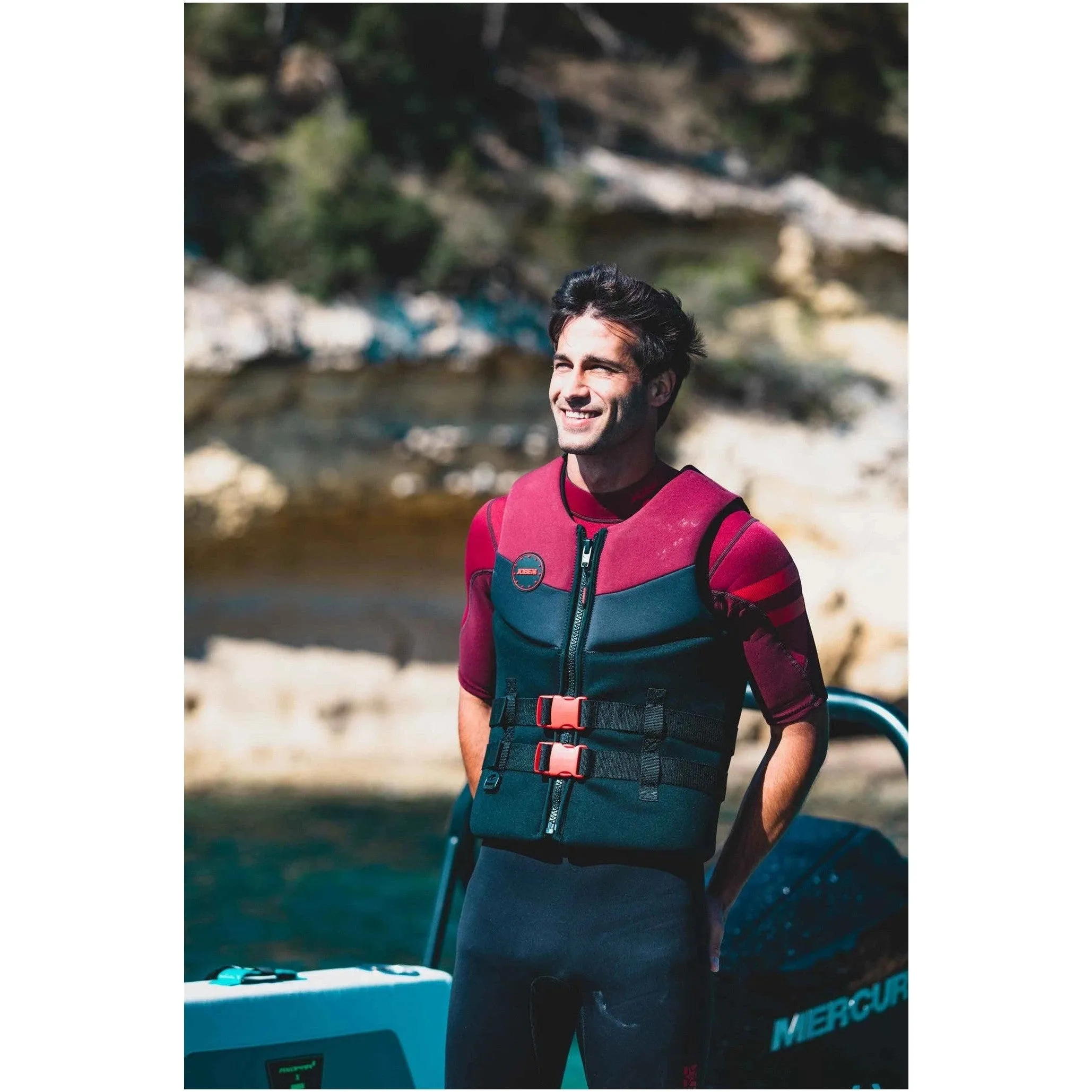 Jobe Neoprene Vest Men's Burgundy