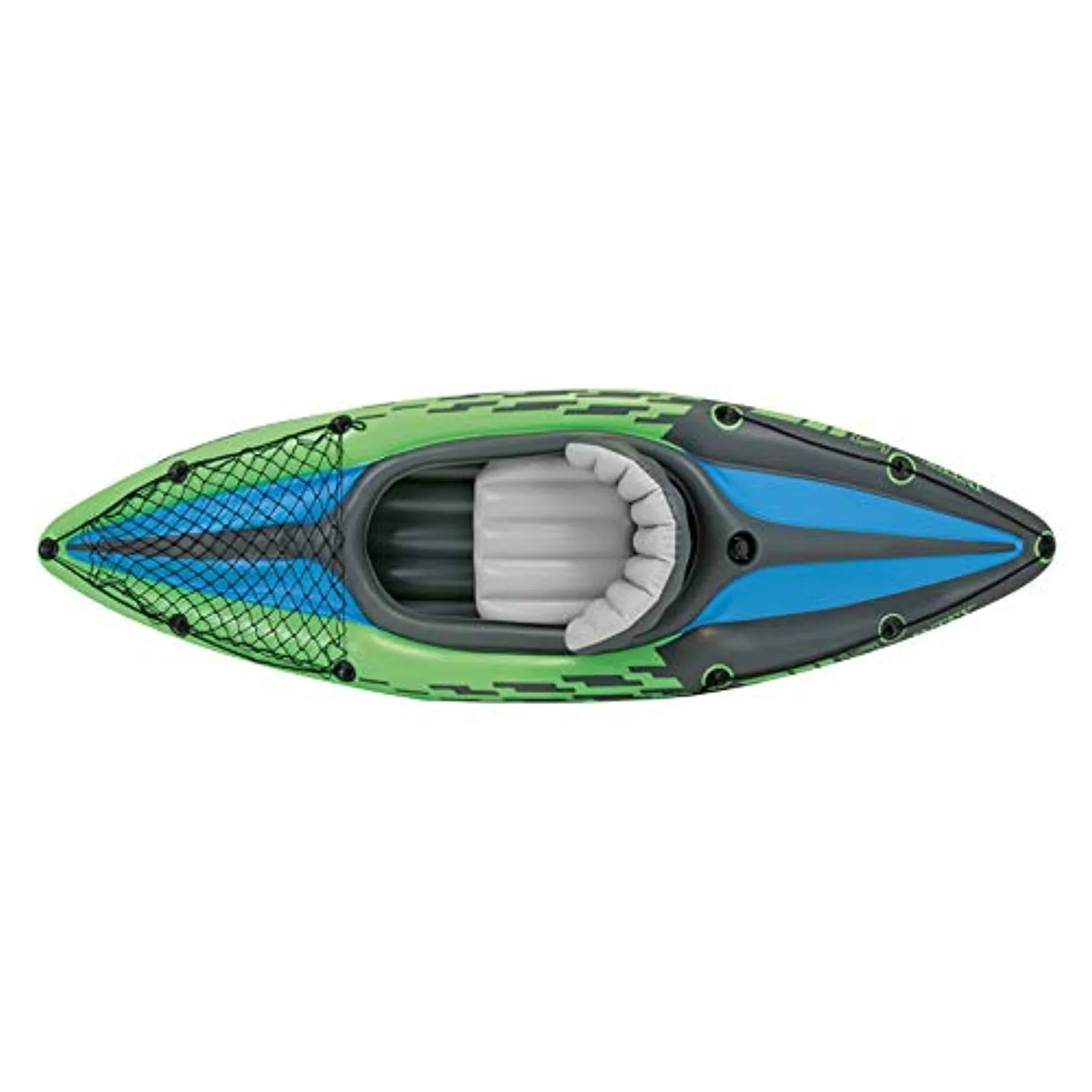 K1 Kayak, 1-Person Inflatable Kayak Set with Aluminum Oars and High Output Air Pump