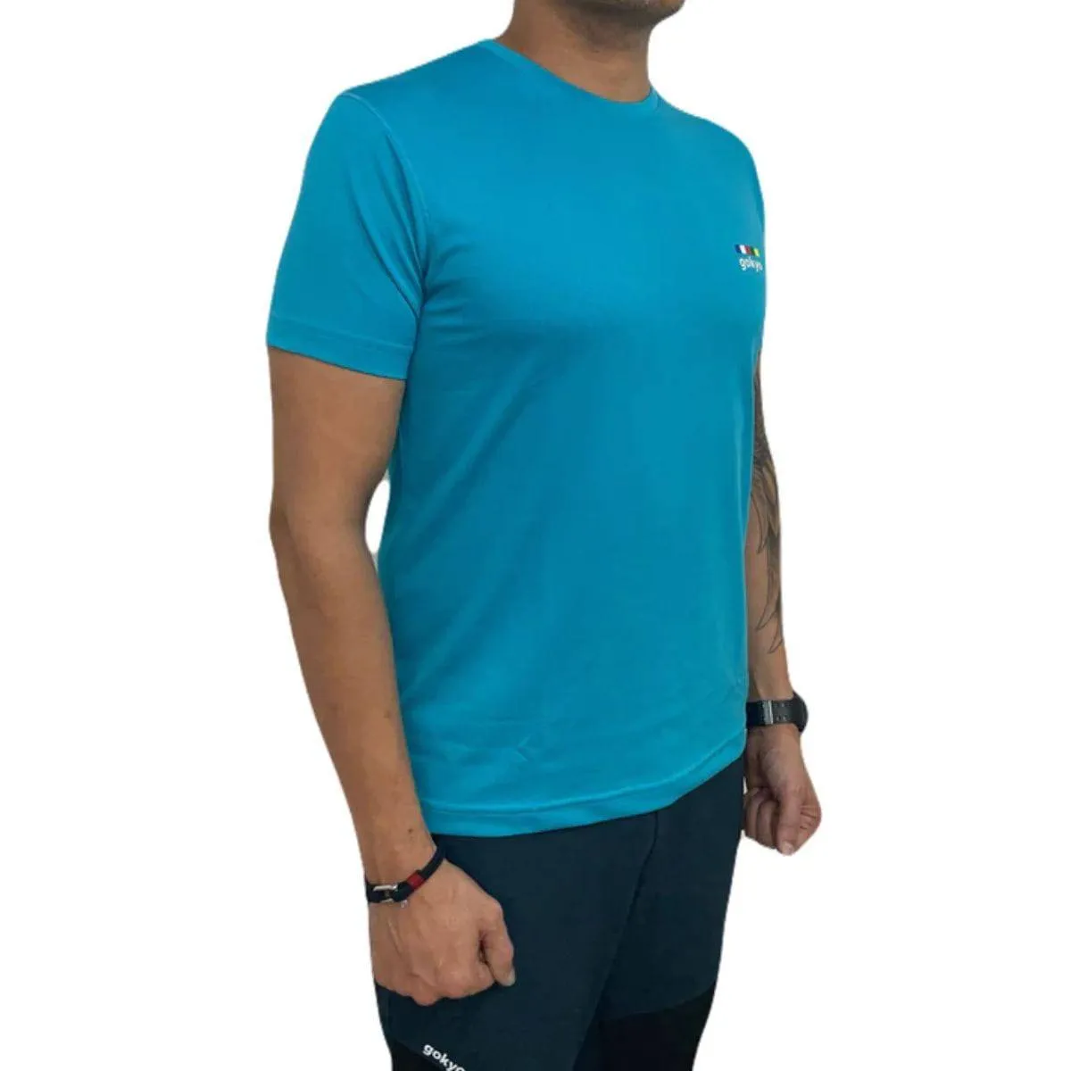 Kalimpong Activewear DryFit T-shirt - Half Sleeves - Blue