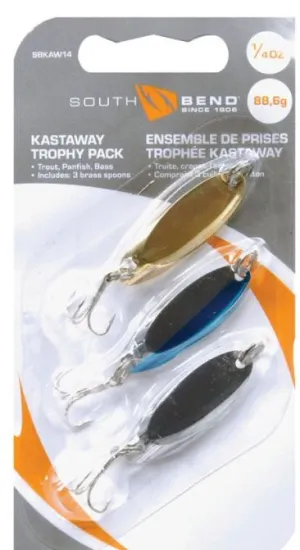 Kastaway Trophy 3-Pack Lures - 1/4 oz.