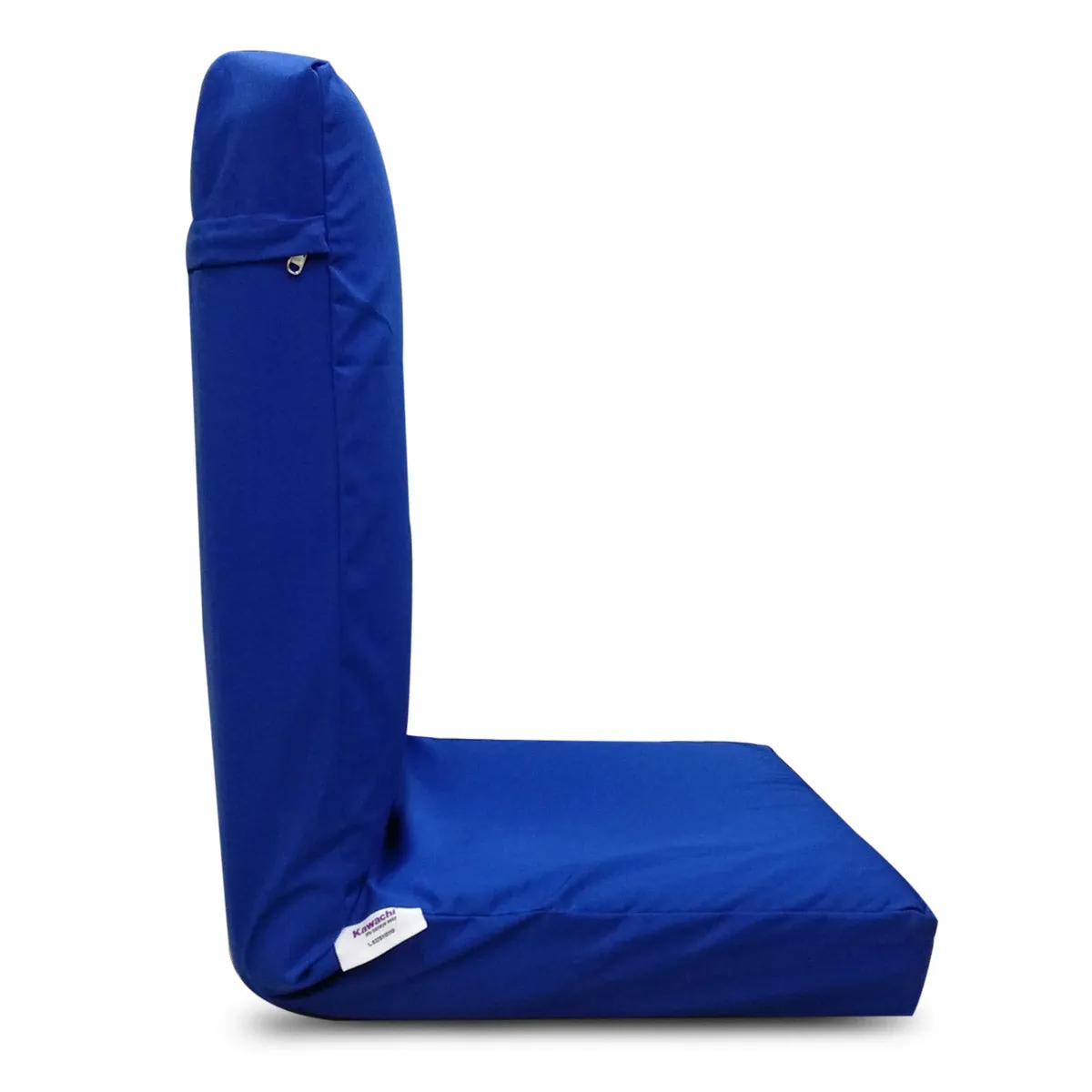 Kawachi Adjustable Back Support Relax Recliner Floor Chair Sofa with Cushion I116 (Blue, Standard Size)