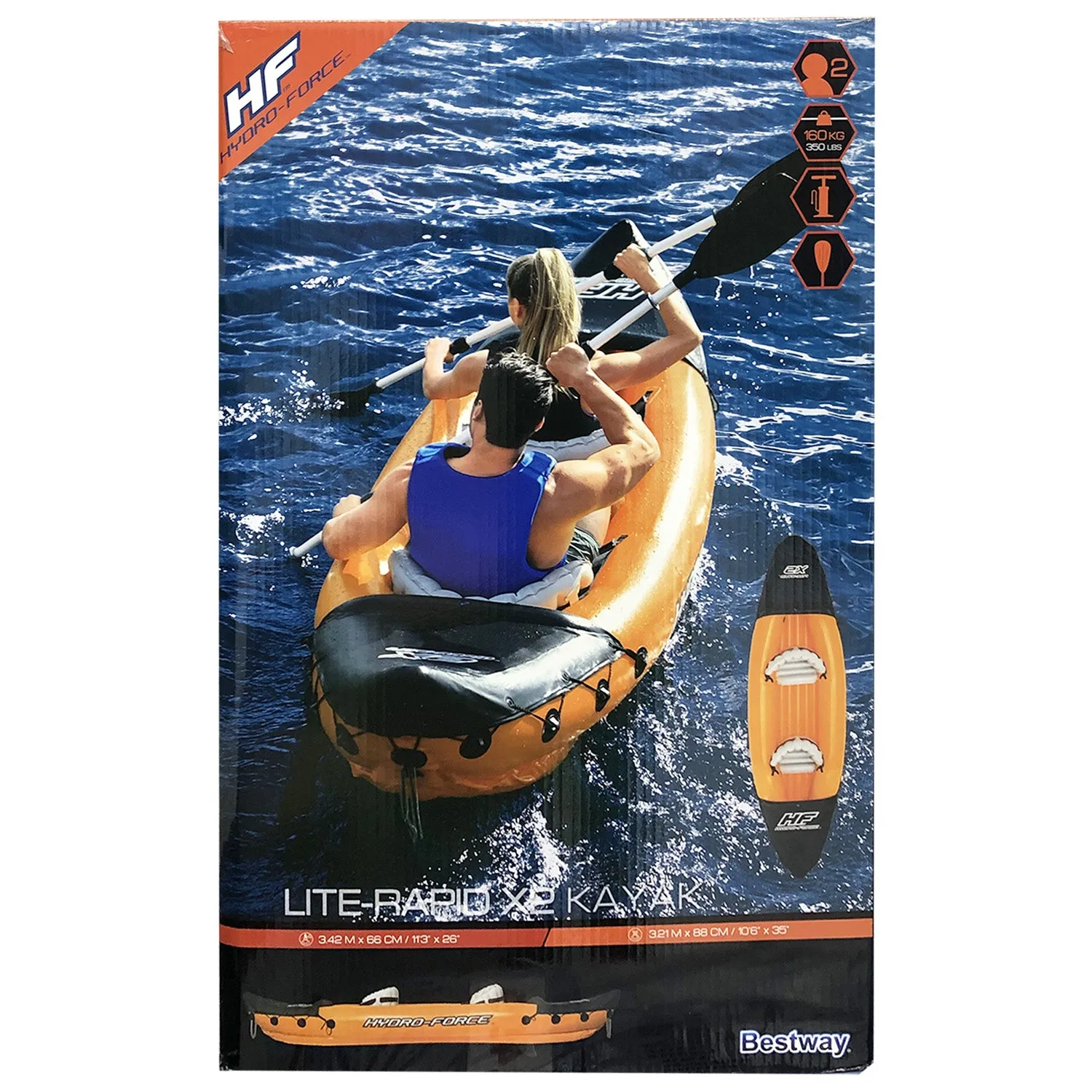 Kayak (with 2 Paddles & Air Pump)