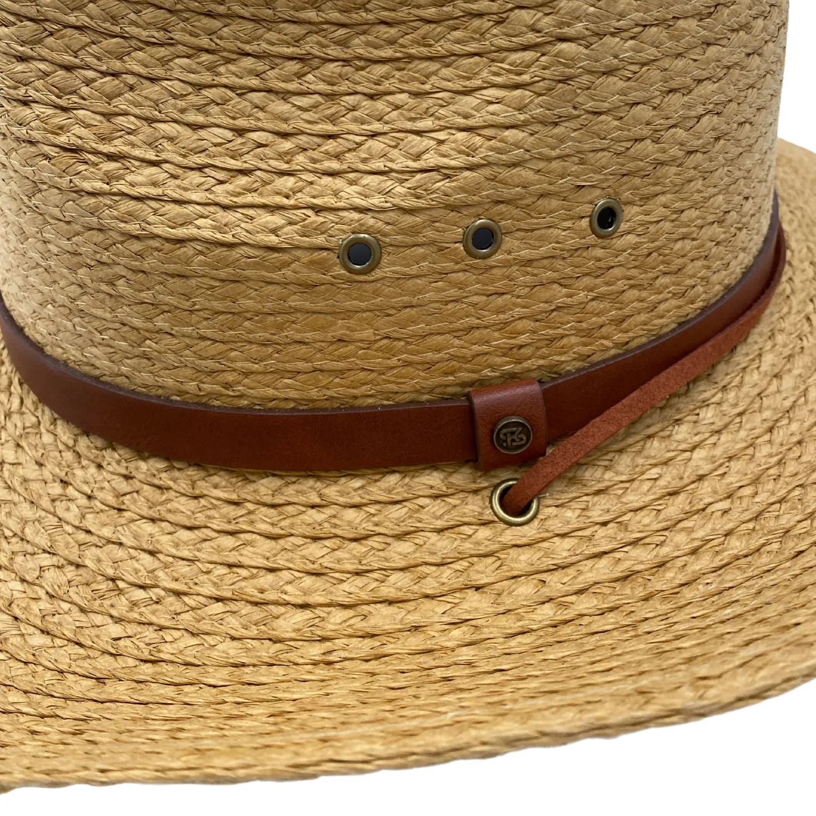 Kenai Straw Western Hat