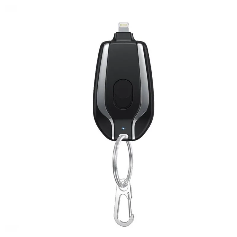 Keychain Emergency Charger With Type-C Fast Charging 1500mAH