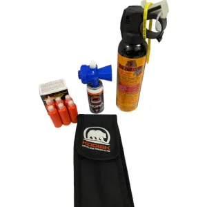 Kodiak Bear Necessities Holster KIT (Bear Spray, Noise Horn, Bear Bangers, Launcher and Holster)