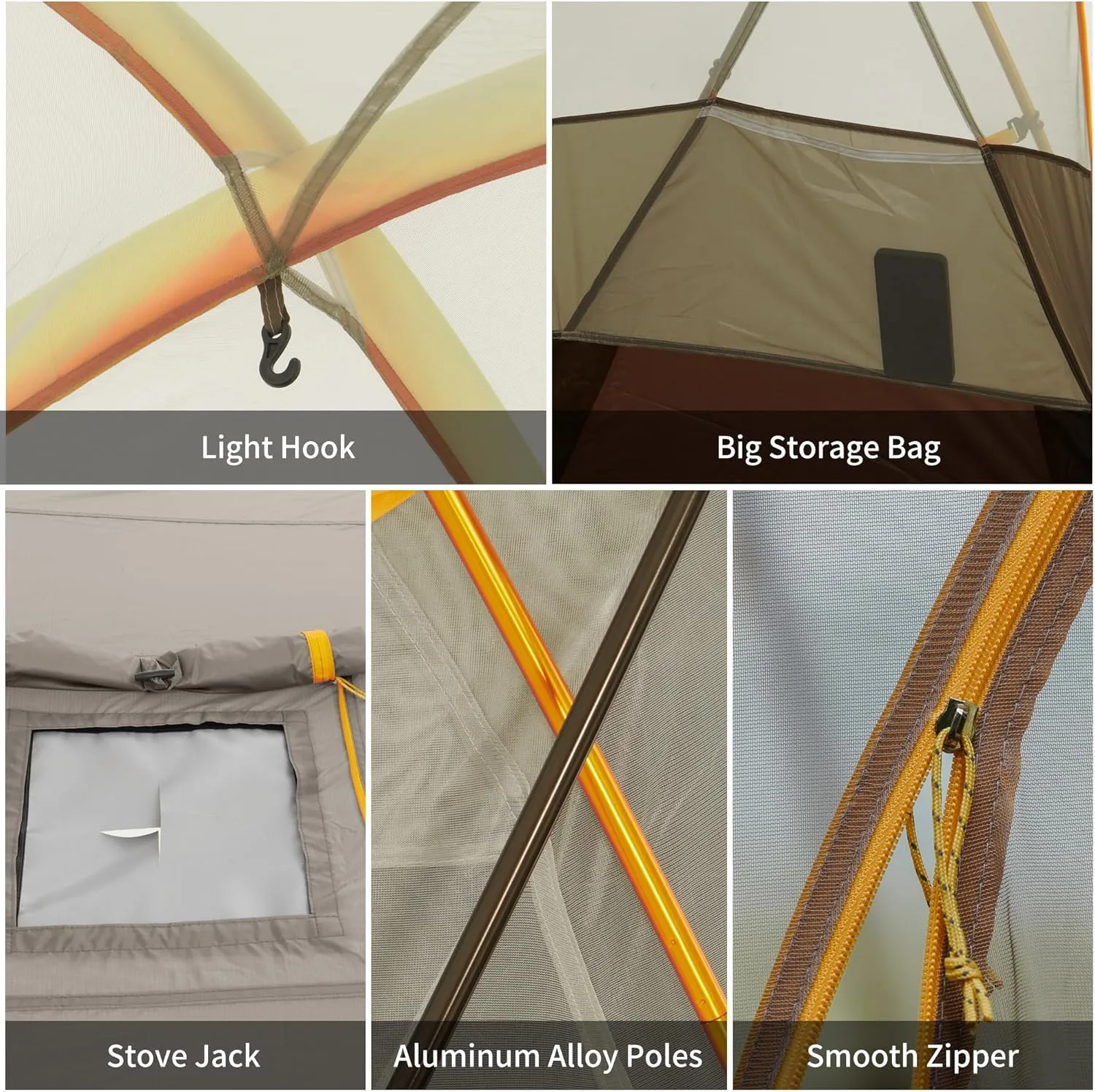 KOTA 6 Person Camping Tent