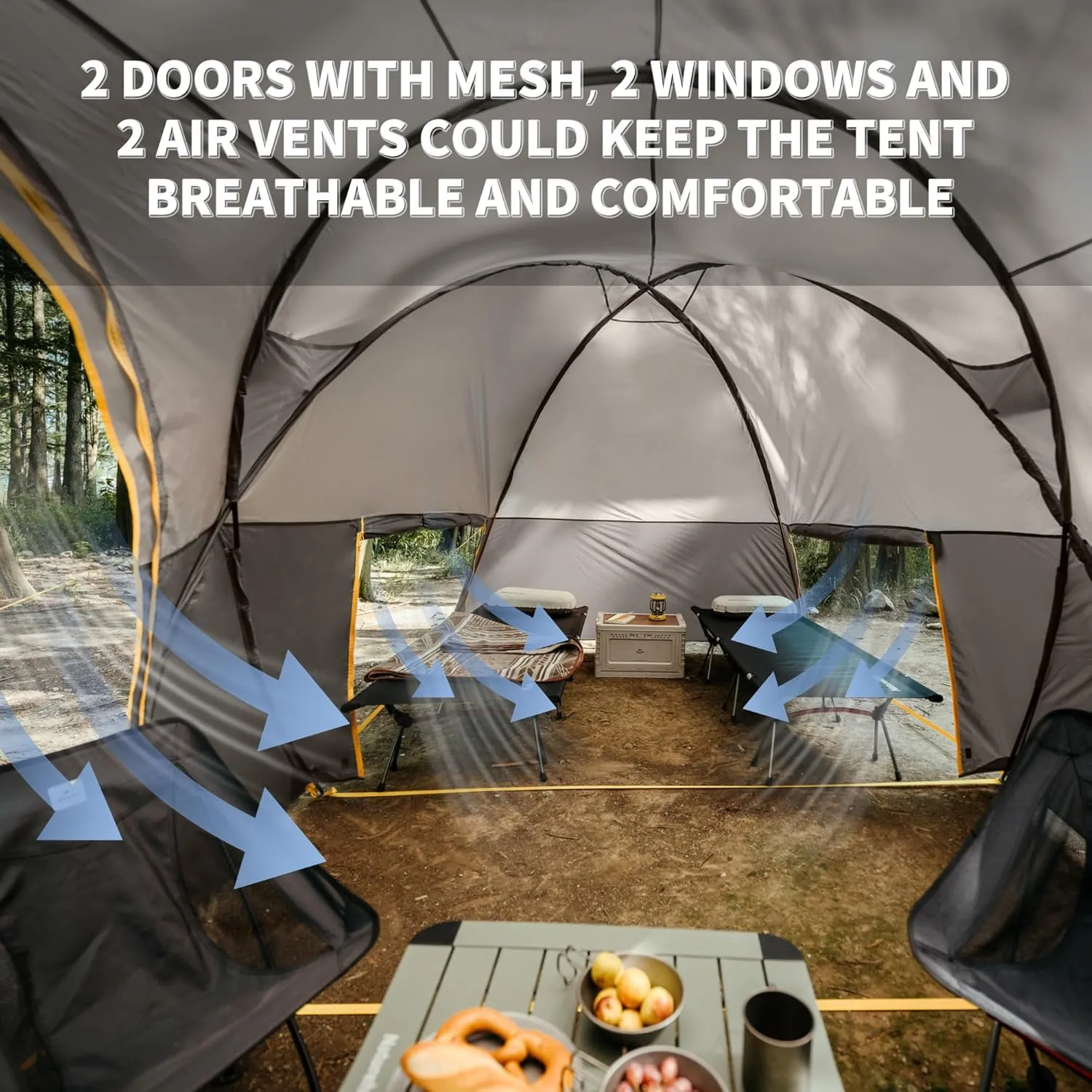 KOTA 6 Person Camping Tent