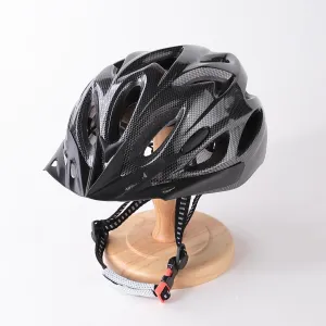 Kuber Industries Cycling Helmet with Detachable Visor|Helmet for Mountain, Road Bike & Skating|Breathable & Adjustable Bicycle Helmet|Ideal for Adults and Kids-Pack of 2 (Black)