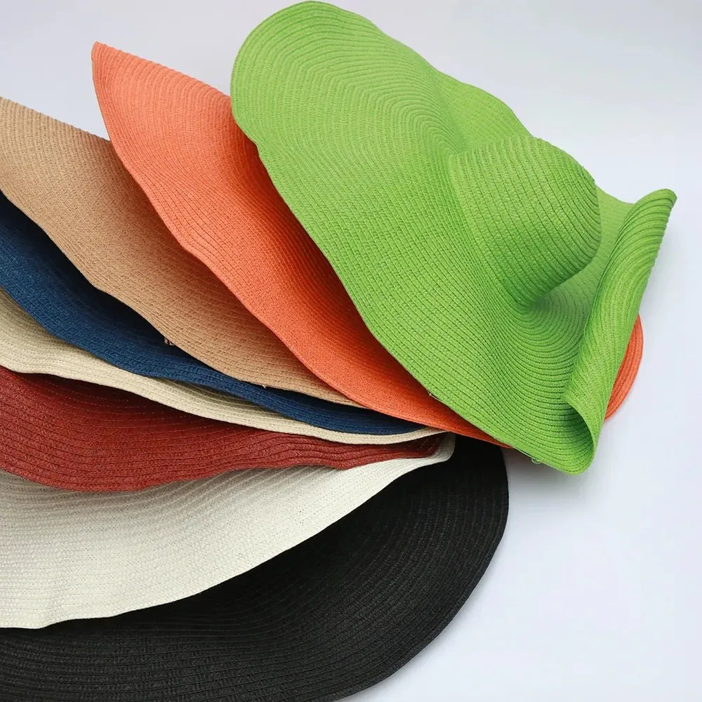 Large Sun Hat With Oversized Brim