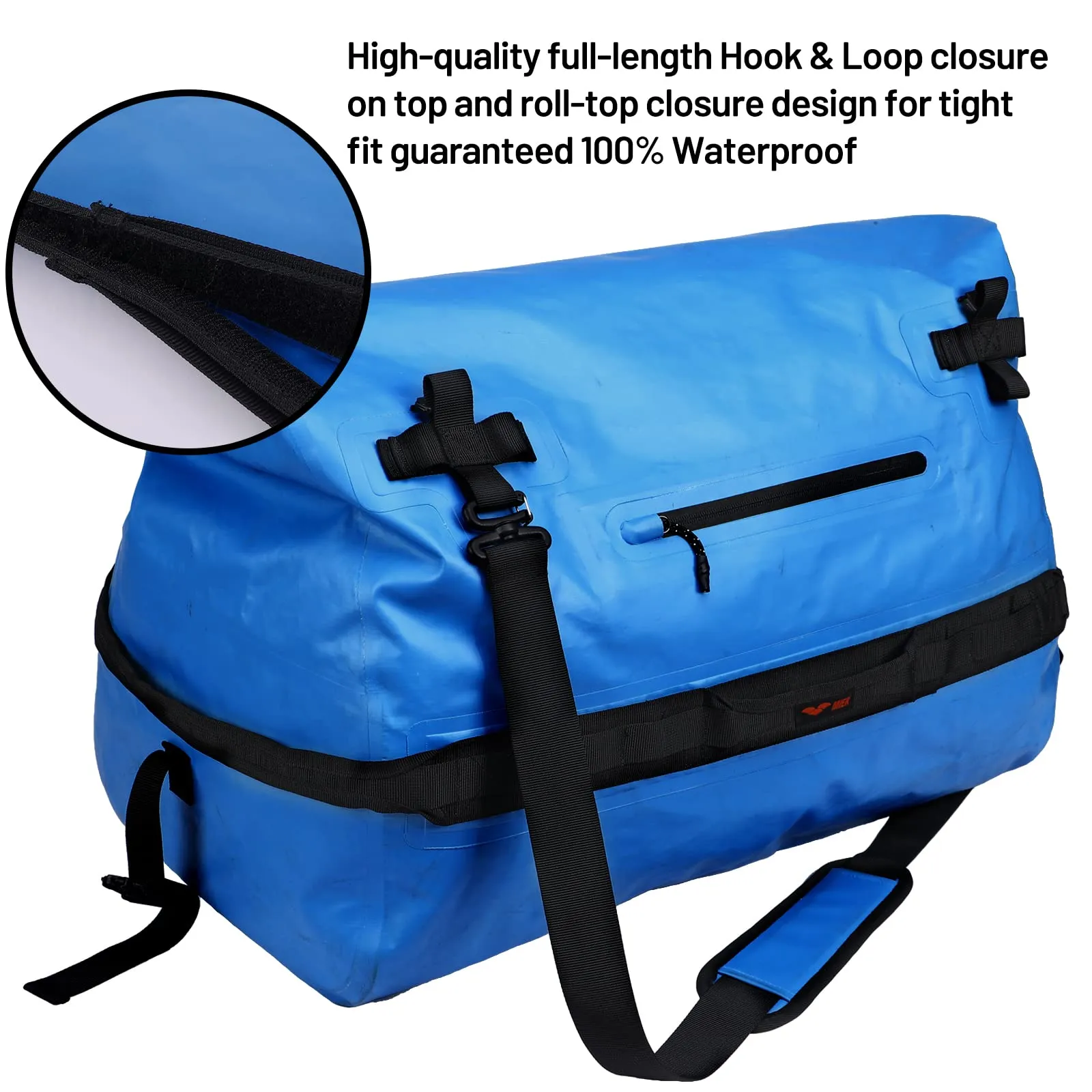 Large Waterproof Duffel Bag Rolltop Dry Duffle Backpack
