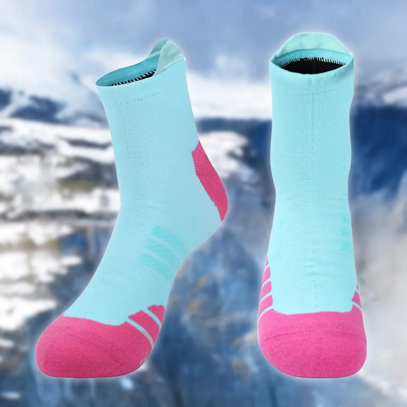 LEAKDRY Breathable Waterproof Trail Dri-nit Socks Ankle Pink
