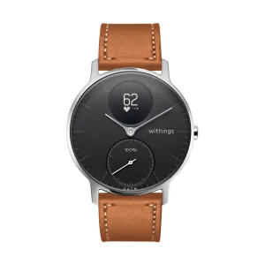Leather Steel HR 36mm