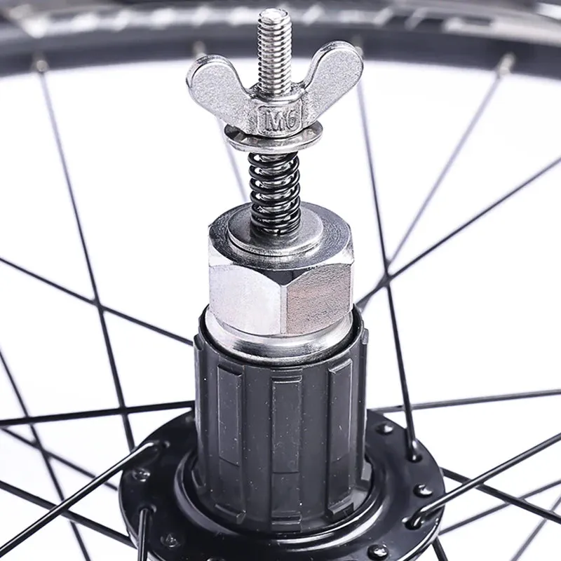 Lebycle Bicycle Hub Tower Base Removal Tool Stainless Steel MTB Road Bike Repair Tool 4mm Slot Installation Sleeve Universal