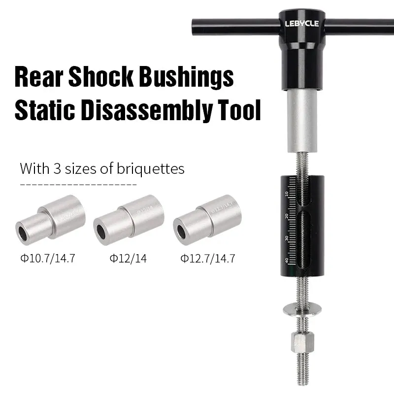 Lebycle Mtb Bike Rear Shock Repair Tool Bike Needle DU Bushing Press-in Installation Cycling Shock absorber Repair Tool
