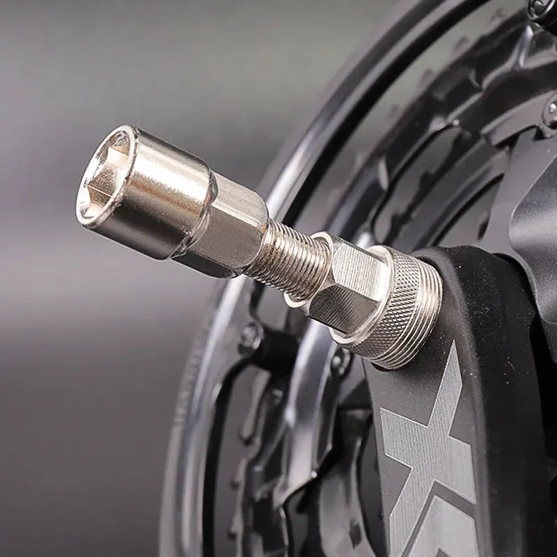 Lebycle MTB Road Bicycle Cycling Repair Chain Wheel Crank Removal Tool Bicycle Crank Wheel Extractor Crank Puller