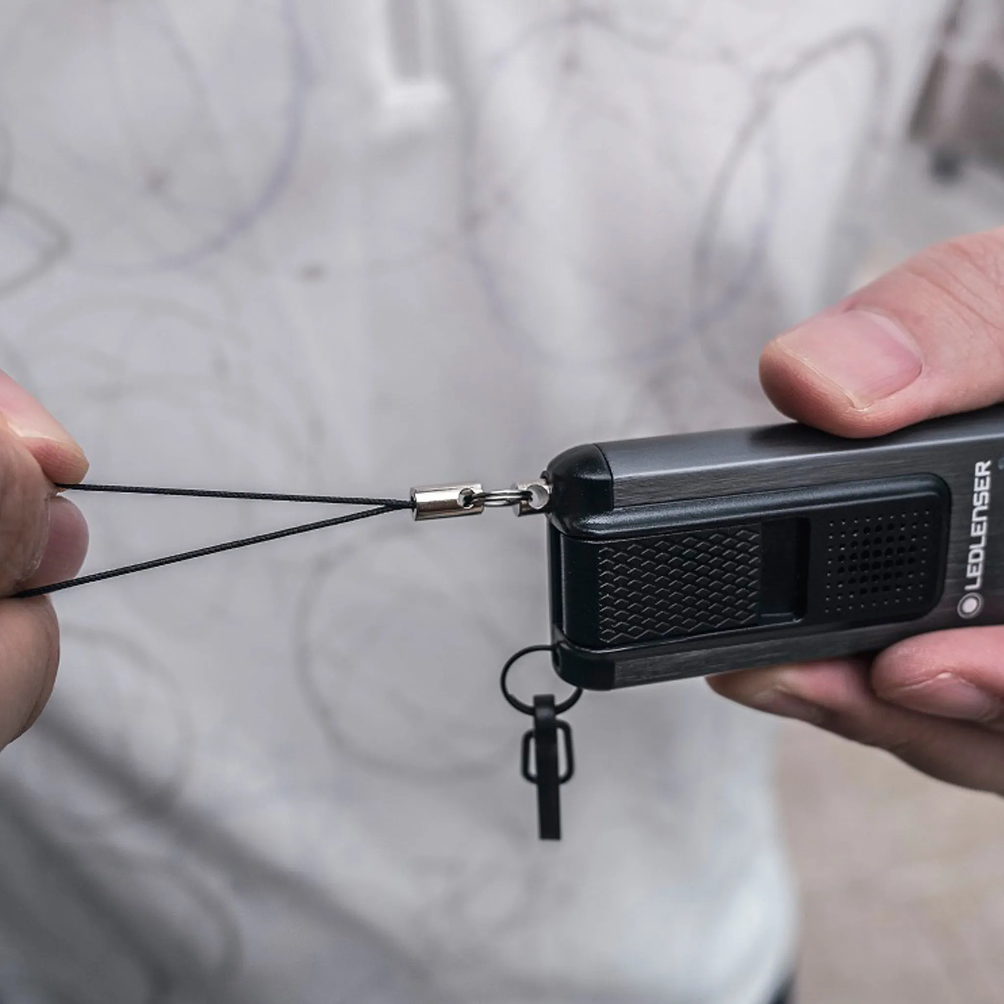 Ledlenser K6R-SAFETY KEYRING Floodlight & Alarm