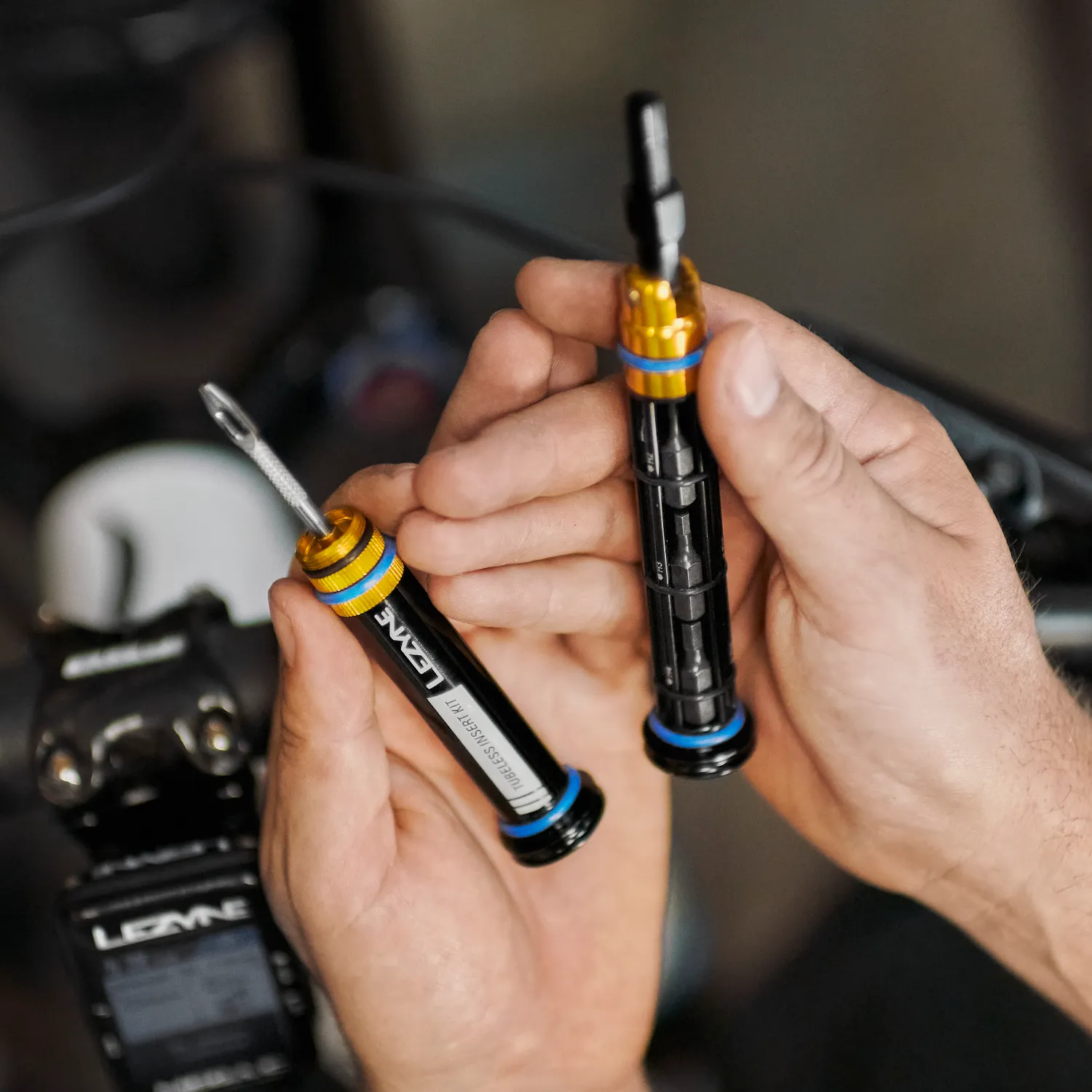 LEZYNE Dual Insert Kit Ultimate Stealth-mounted Mountain Bike Tool Set Large or Small