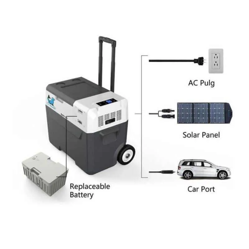 LiONCooler X50A Portable Solar Fridge/Freezer   Extra Battery HY-COMBO-X50A X200A
