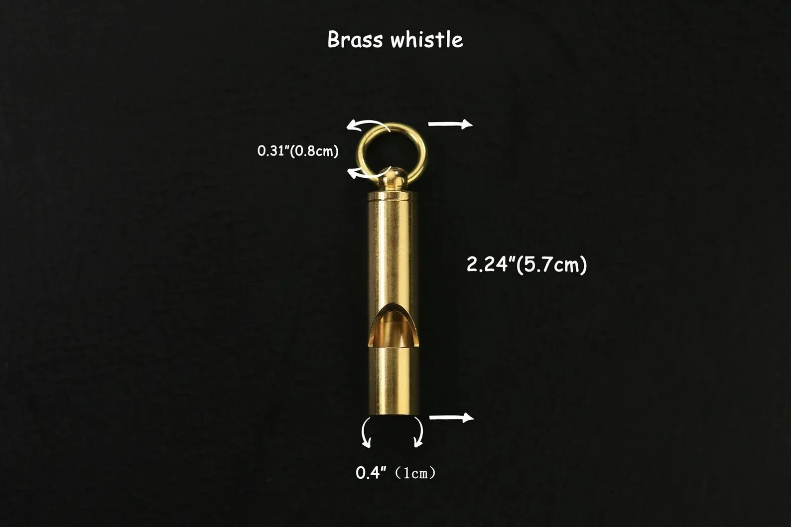 loudest brass emergency survival whistle