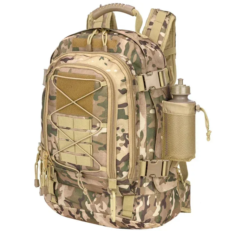 LQARMY 60L Military Backpack – Waterproof Molle Assault Rucksack for Outdoor Hiking, Camping, and Travel