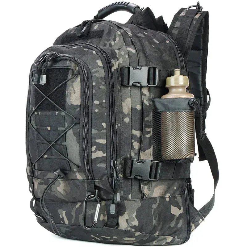 LQARMY 60L Military Backpack – Waterproof Molle Assault Rucksack for Outdoor Hiking, Camping, and Travel