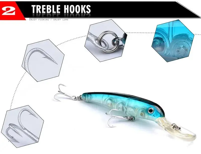 Lureswholesale® 11.5cm Lure Minnow Hard bait