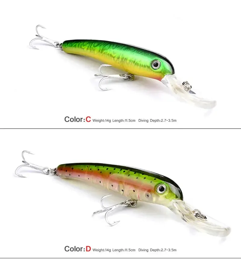Lureswholesale® 11.5cm Lure Minnow Hard bait