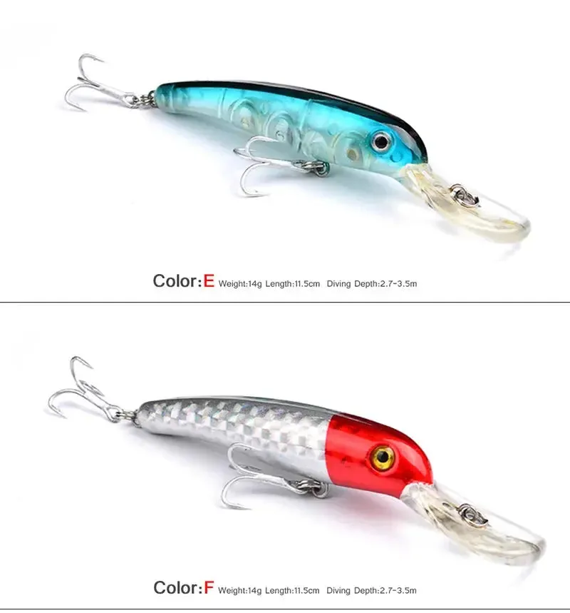 Lureswholesale® 11.5cm Lure Minnow Hard bait